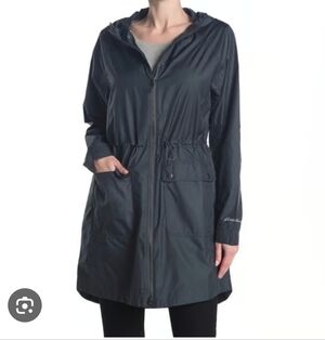 Eddie Bauer Medina Wind Parka Breaker Hooded Zip Up Jacket Size Small